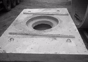 Опорная плита колодца КЦО-3 (ПД-6) (дорожная) - фото - 1