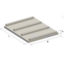 Плита перекрытия коллектора КП-42д (для покрытия тоннеля) - фото - 1