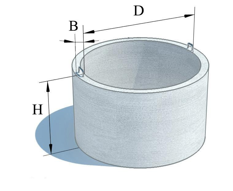 Кольца КС 10-10 ч - фото - 1