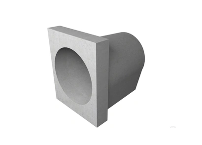 Звено оголовка круглых труб шифр 1484